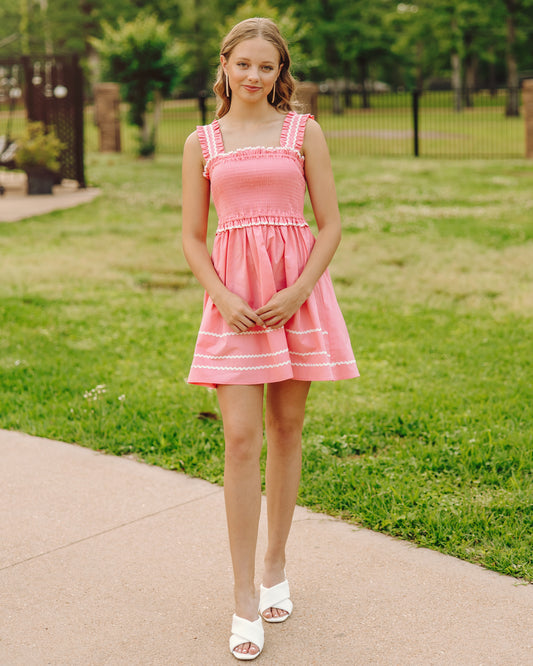 Sweet Day Dress In Pink