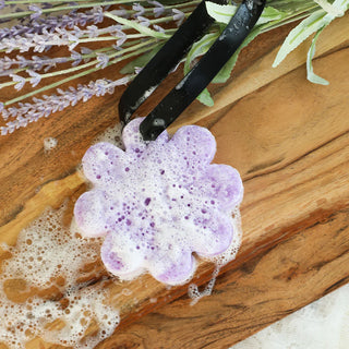 Wild Flower Bath Sponge - Frech Lavender