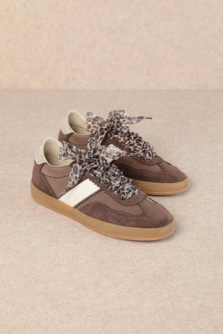 Coffee Leopard Sneaker - Dixie