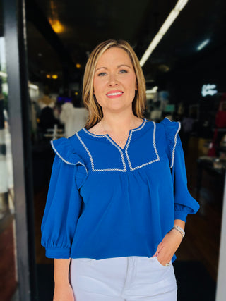 Royal Detail Blouse