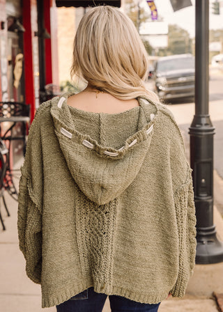 The Lucky One Sweater in Olive
