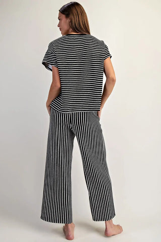 Contrast Stripe Top
