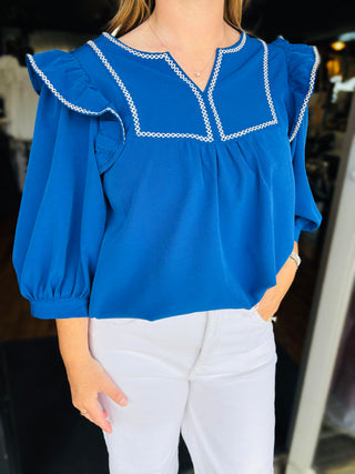 Royal Detail Blouse