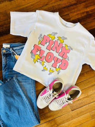 Pink Floyd Cropped Sale T-Shirt