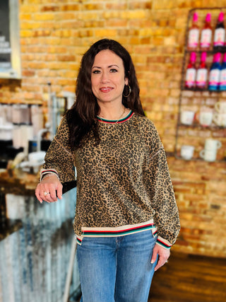 Animal Print Pullover