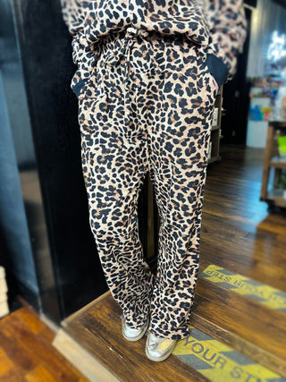 LULUMAC Waffle Pants - Leopard