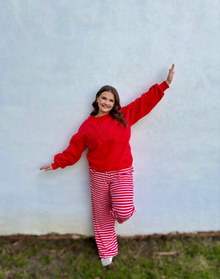 LULUMAC Red Pullover