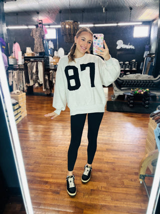 87 White Sweatshirt