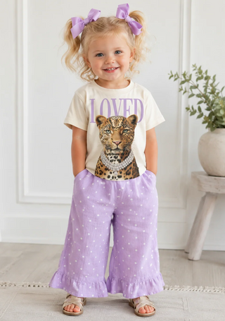 Loved Leopard Youth Tee