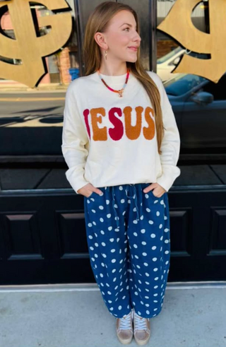 Jesus Cream Sweater - S+S