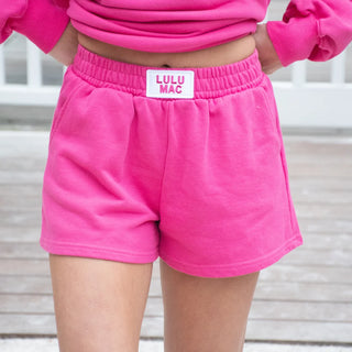 LULUMAC - Hot Pink Terry Shorts