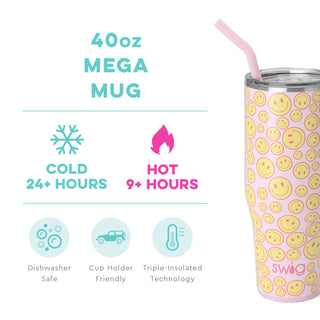 Swig Oh Happy Day Mega Mug (40oz)