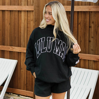 LULUMAC - Black Stitch Mockneck