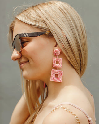 Final Decision Earring - Baby Pink