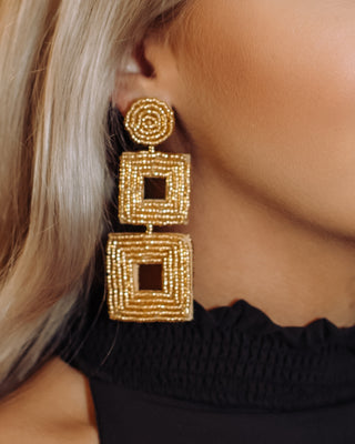 Final Decision Earring - Gold
